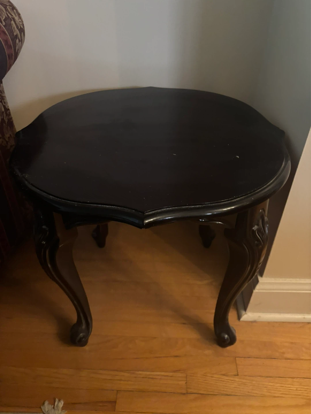 Black Accent Side Table - photo 2