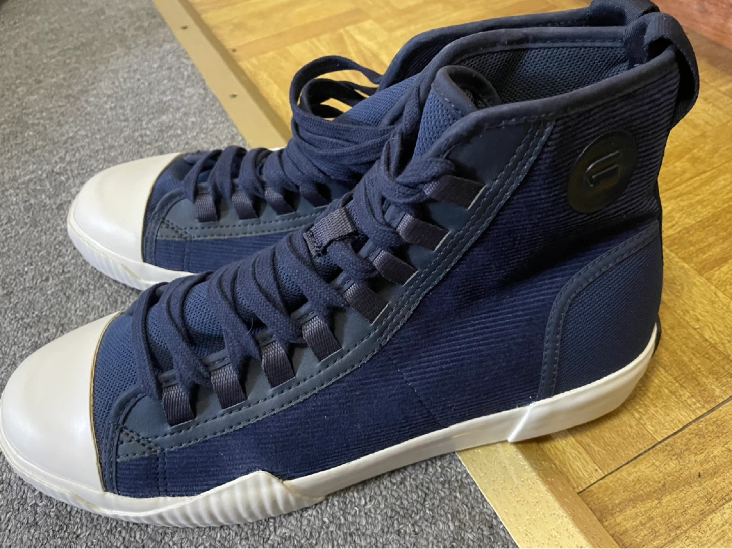 ⚽️G-Star RAW Rackam Scuba Mid High-Top Sneakers - Size 43