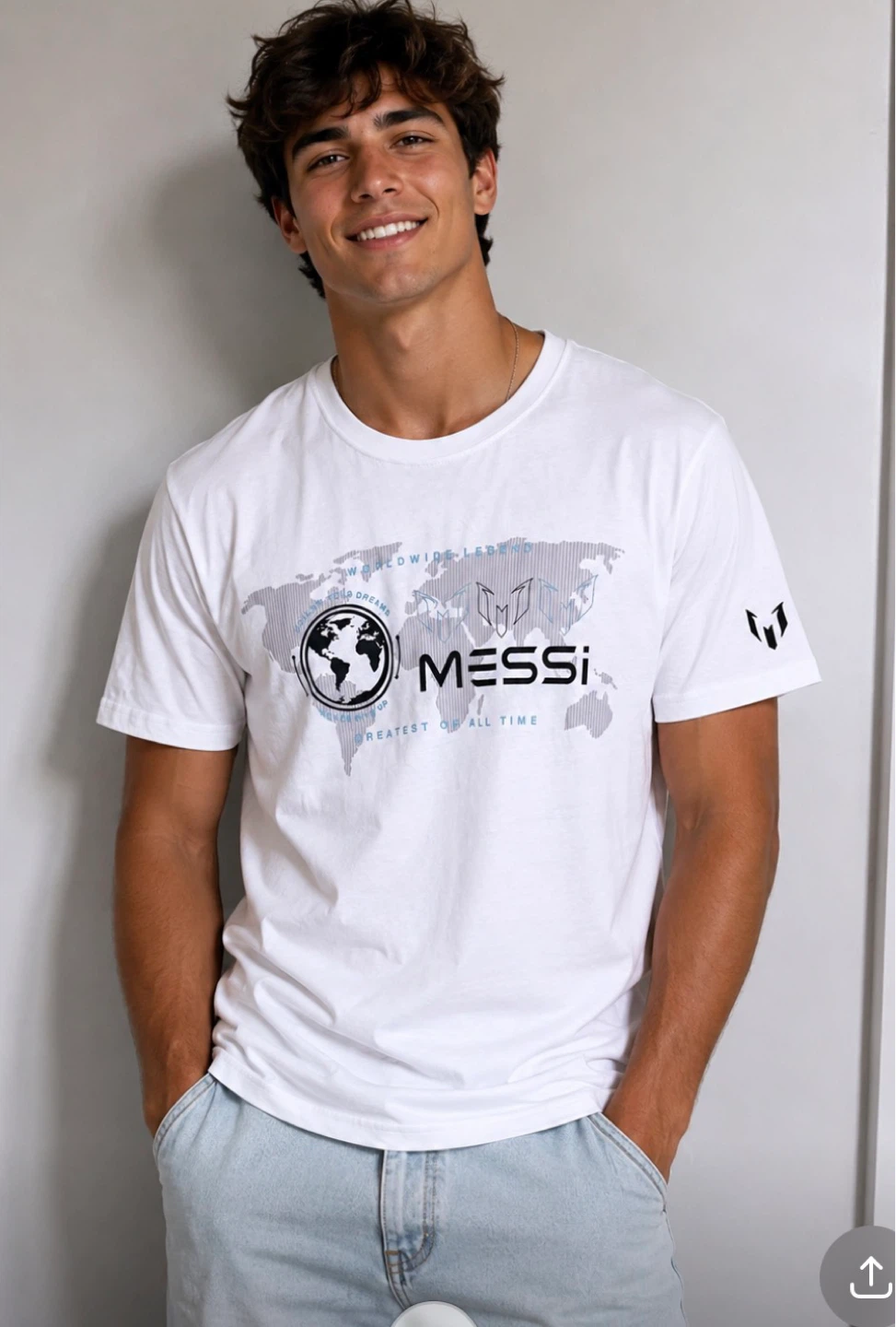 Messi Collection T-Shirt - White XL