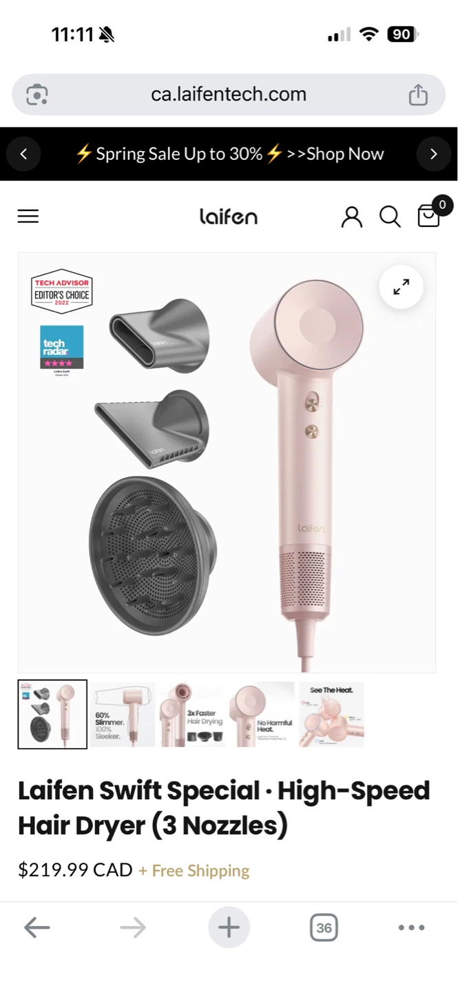 Laifen Swift High-Speed Hair Dryer