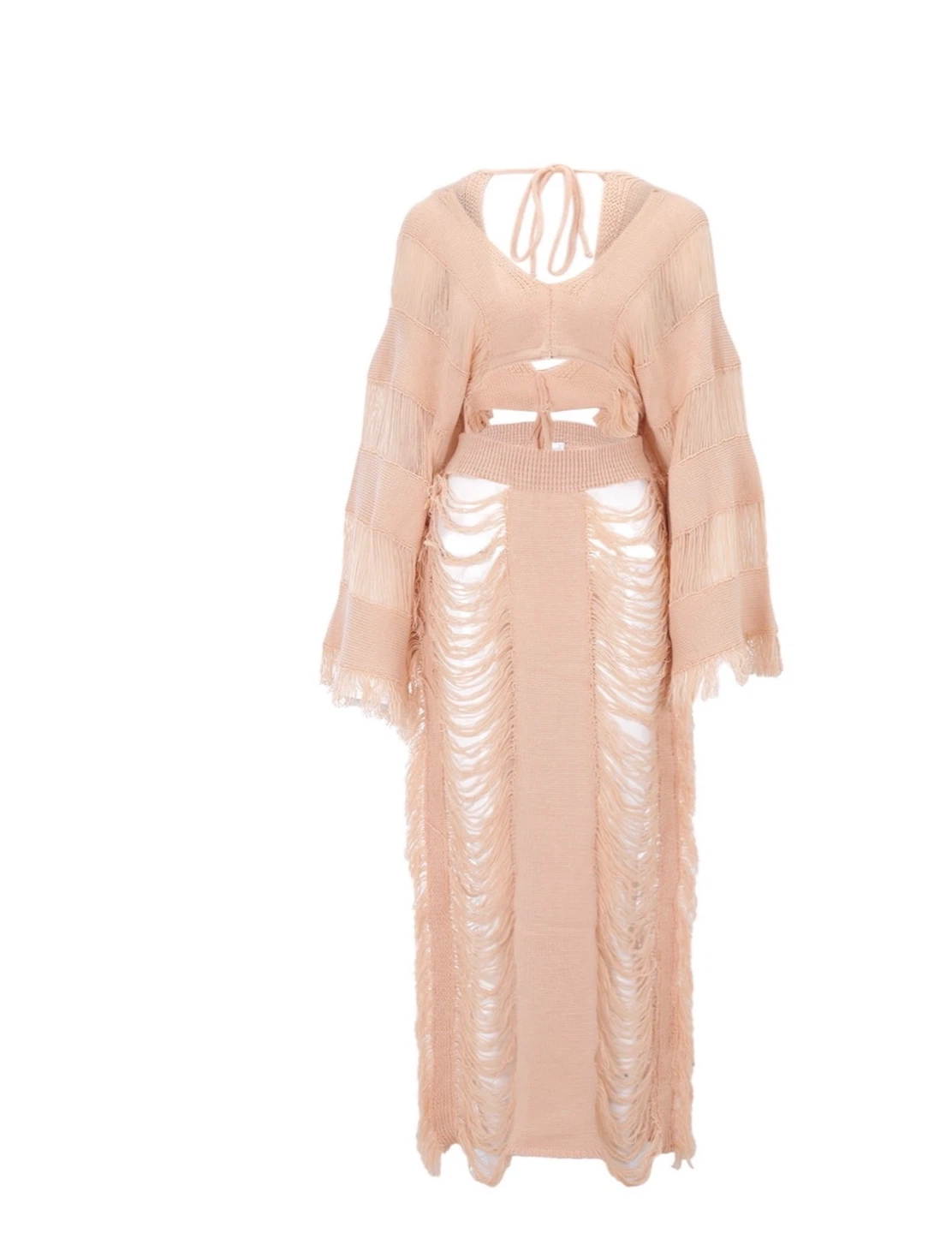 Knit Maxi Dress and Top Set - photo 2