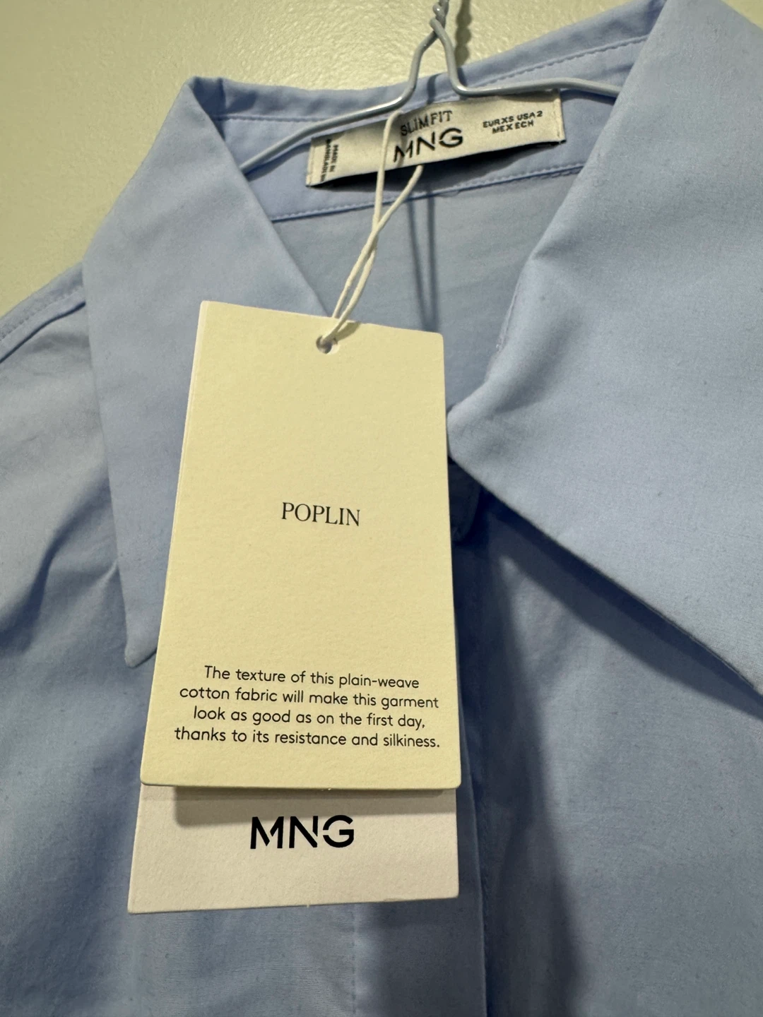 MNG Poplin Slim Fit Shirt size XS - photo 4
