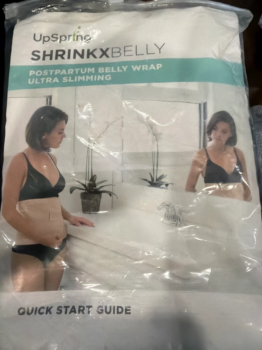 UpSpring Shrinkx Belly Postpartum Belly Wrap Large/XL Black
