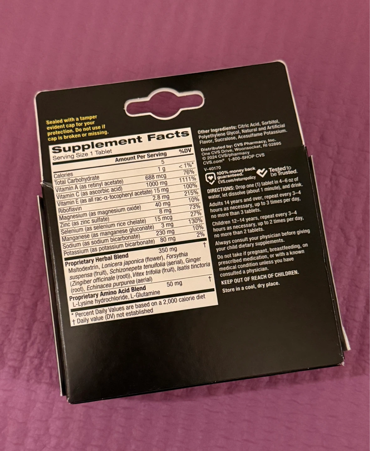 NEW⚽️CVS Health AirShield Effervescent Dietary Supplement - photo 2