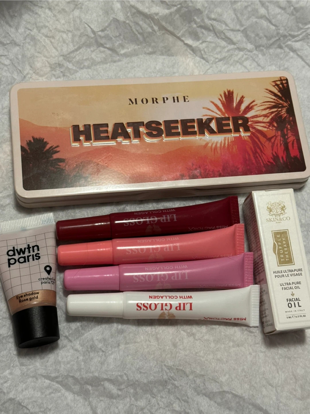 Morphe Heatseeker Eyeshadow Palette & Makeup Lot