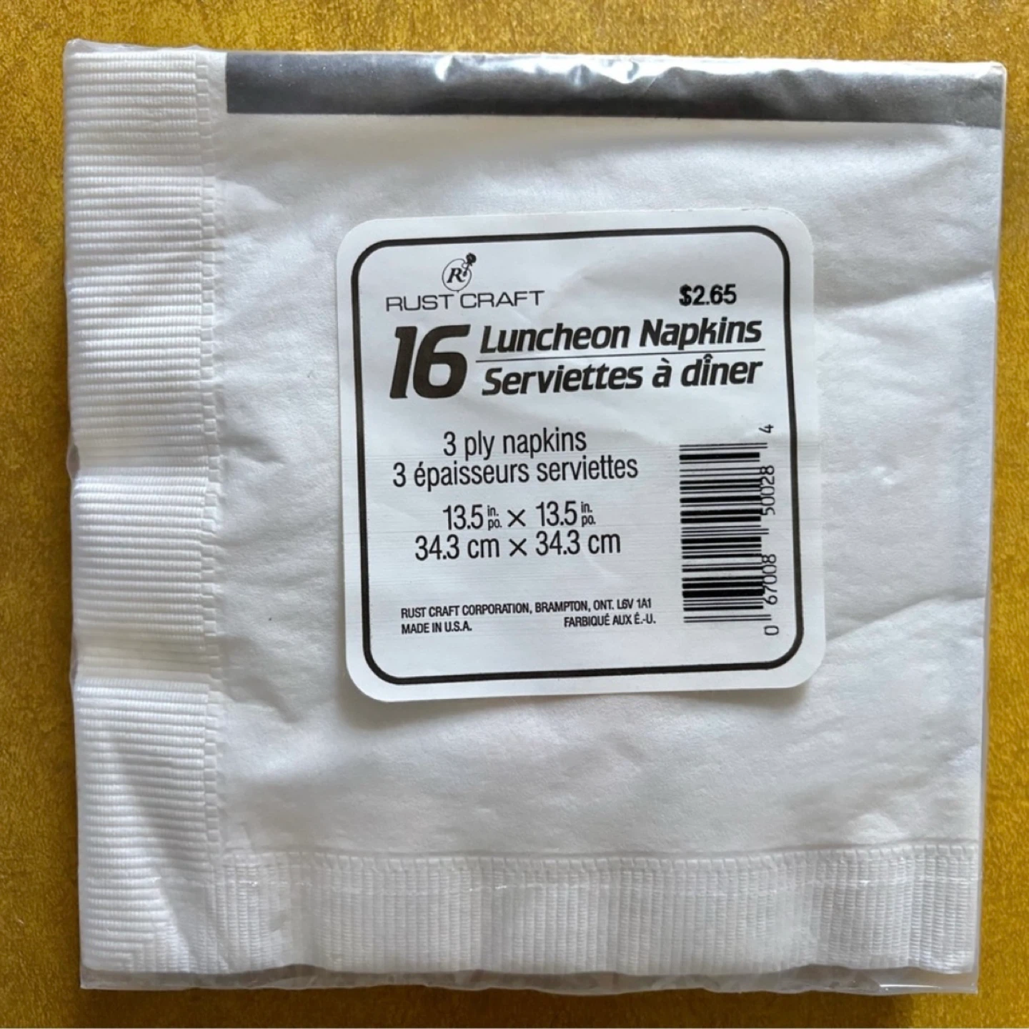 ⚽️Rust Craft Halloween Black Cat & Pumpkin Luncheon Napkins - photo 2