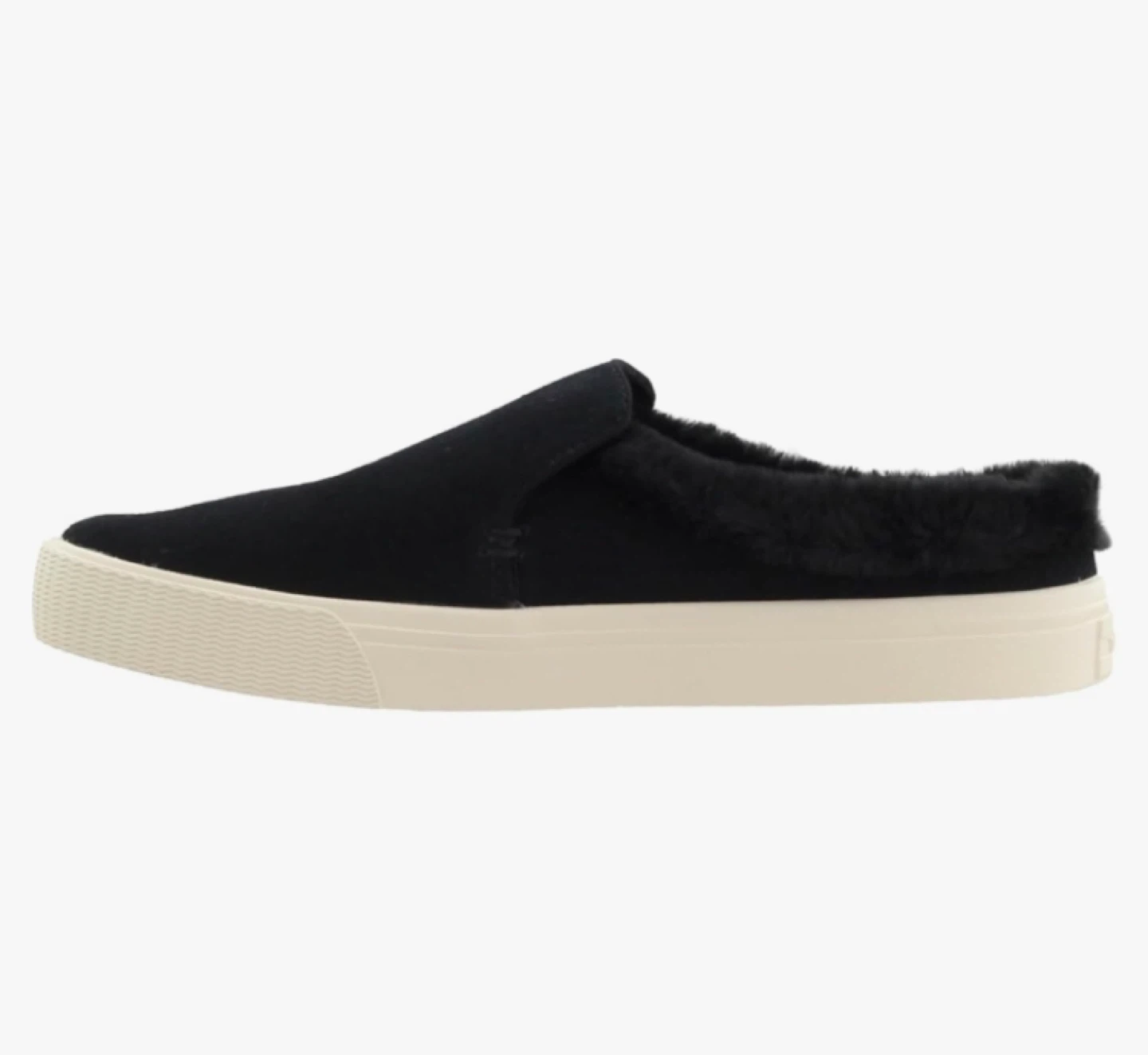 TOMS Black Suede Fur Lined Slip On Shoes⚽️ - photo 3