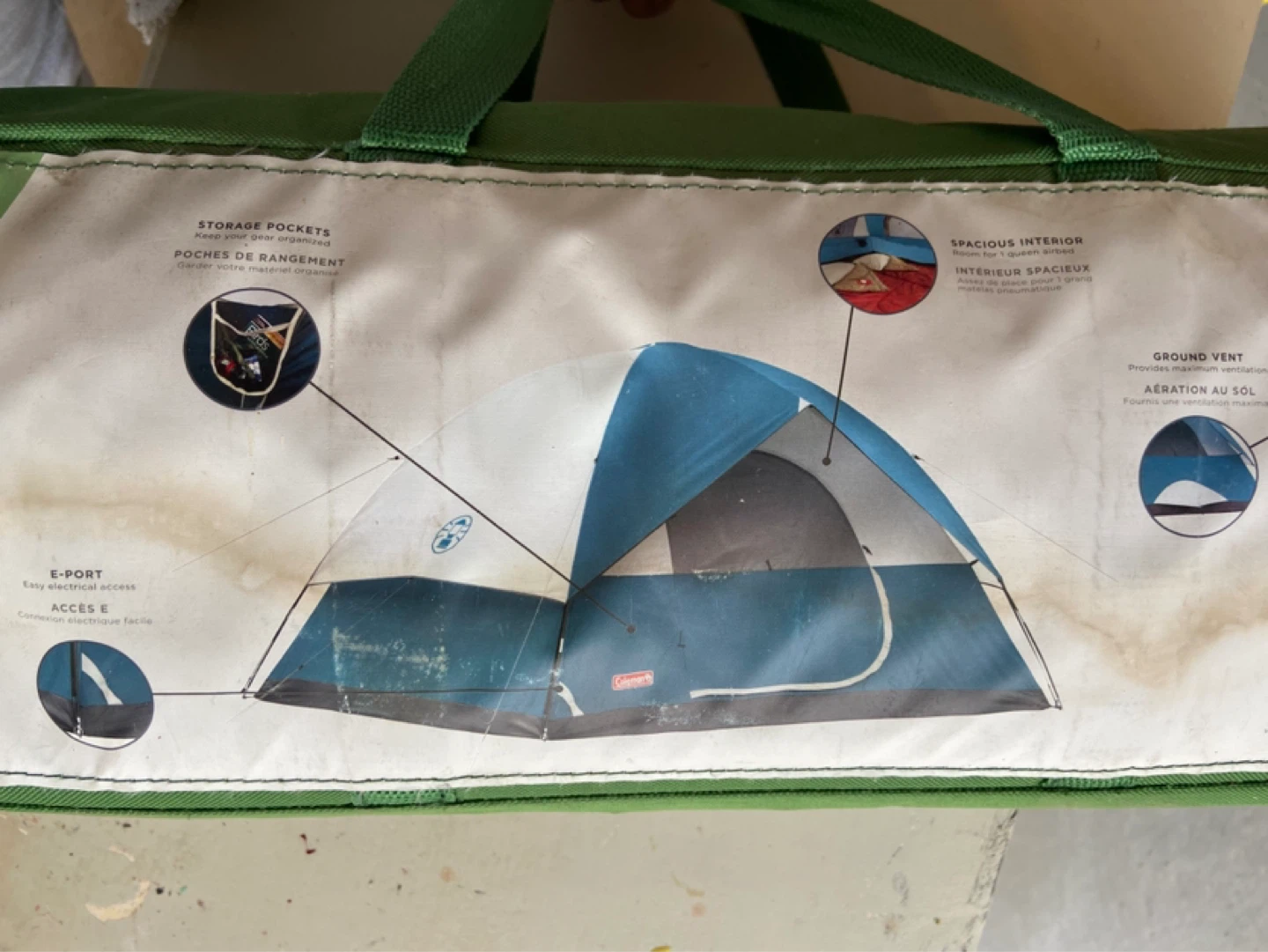 Tent - Coleman Sundome 3 Person, Blue