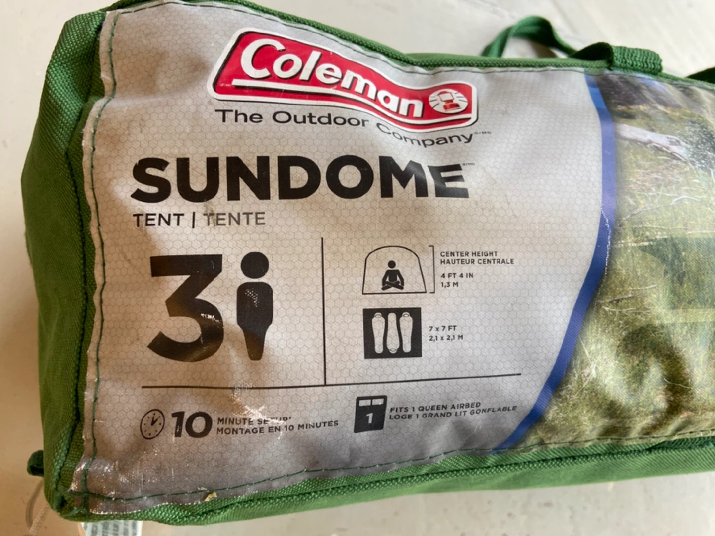 Tent - Coleman Sundome 3 Person, Blue - photo 2