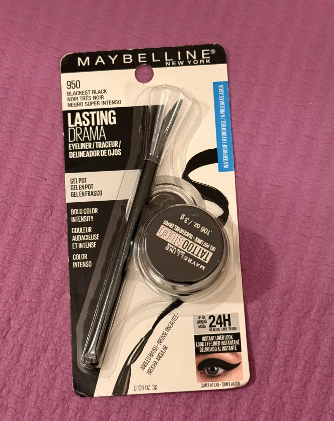 NEW⚽️Maybelline Lasting Drama Gel Eyeliner