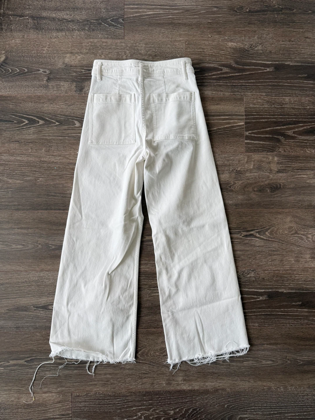 ⚽️ZARA The Marine Straight White Jeans size small - photo 2