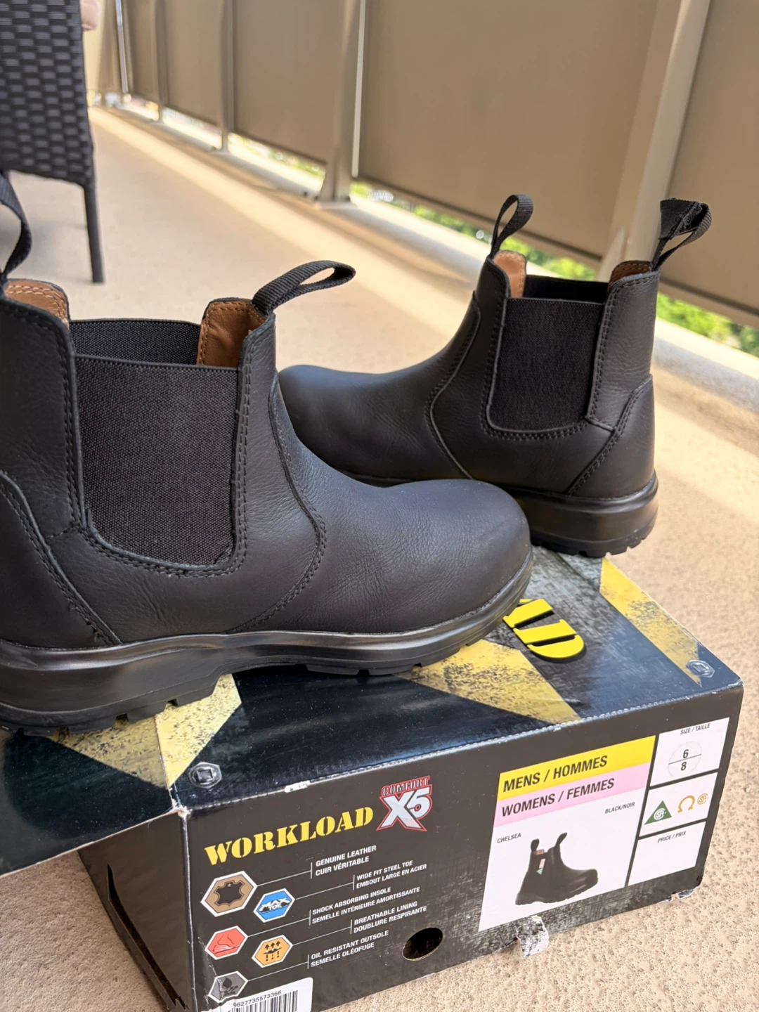 Workload Steel Toe Safety/Work Shoes
