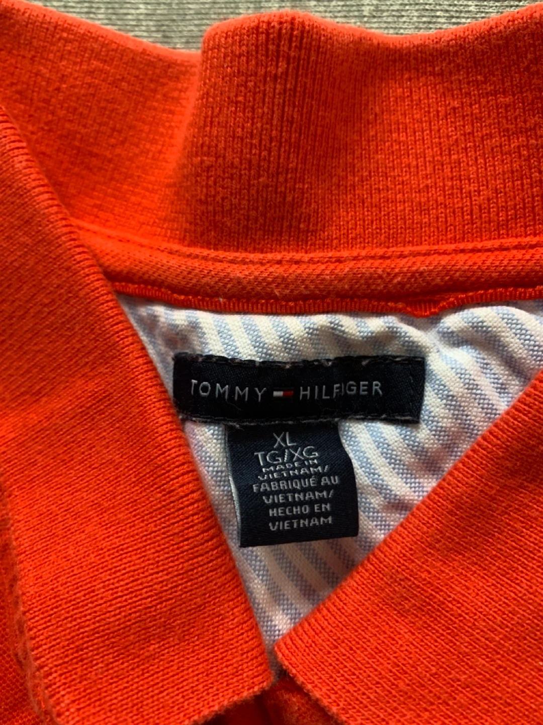 Tommy Hilfiger Ladies Orange Polo Shirt - Size XL ⚽️ - photo 3