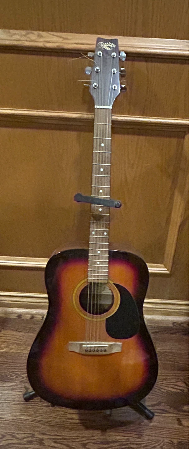 Tradition Acoustic Guitar & stand