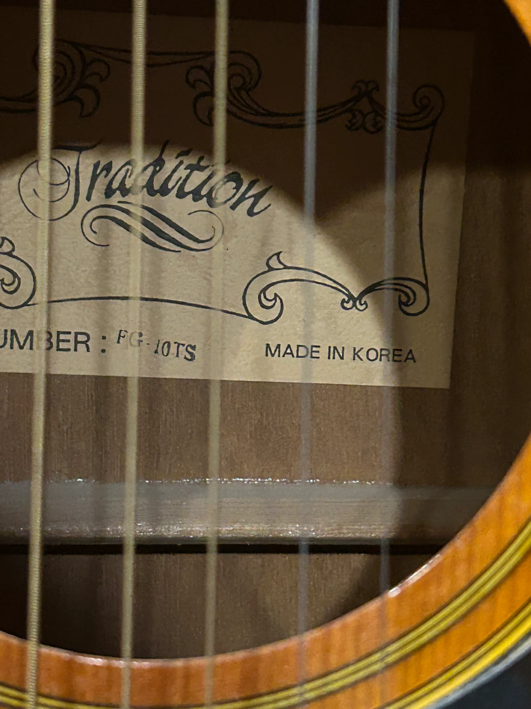 Tradition Acoustic Guitar & stand - photo 2