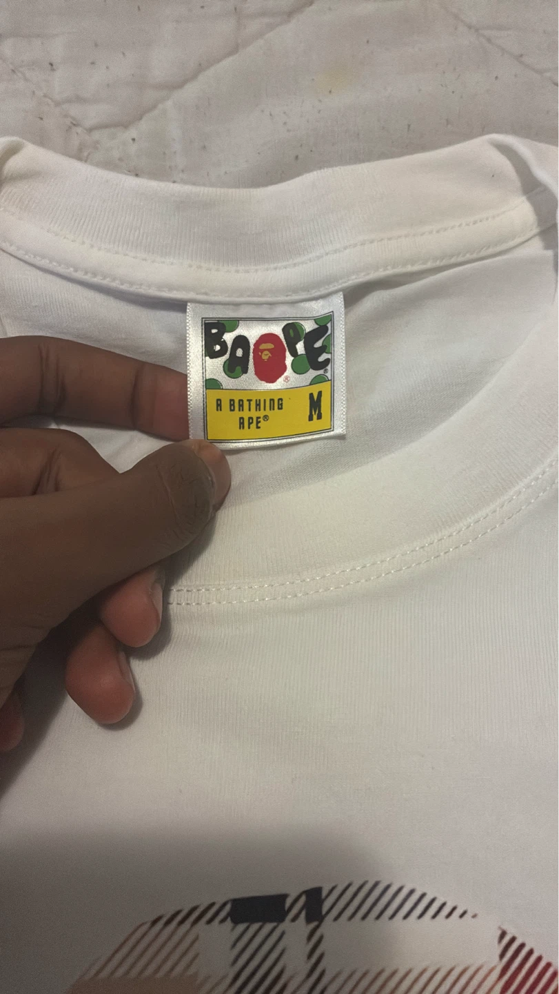 BAPE Burberry T-Shirt - Size M,L - photo 2