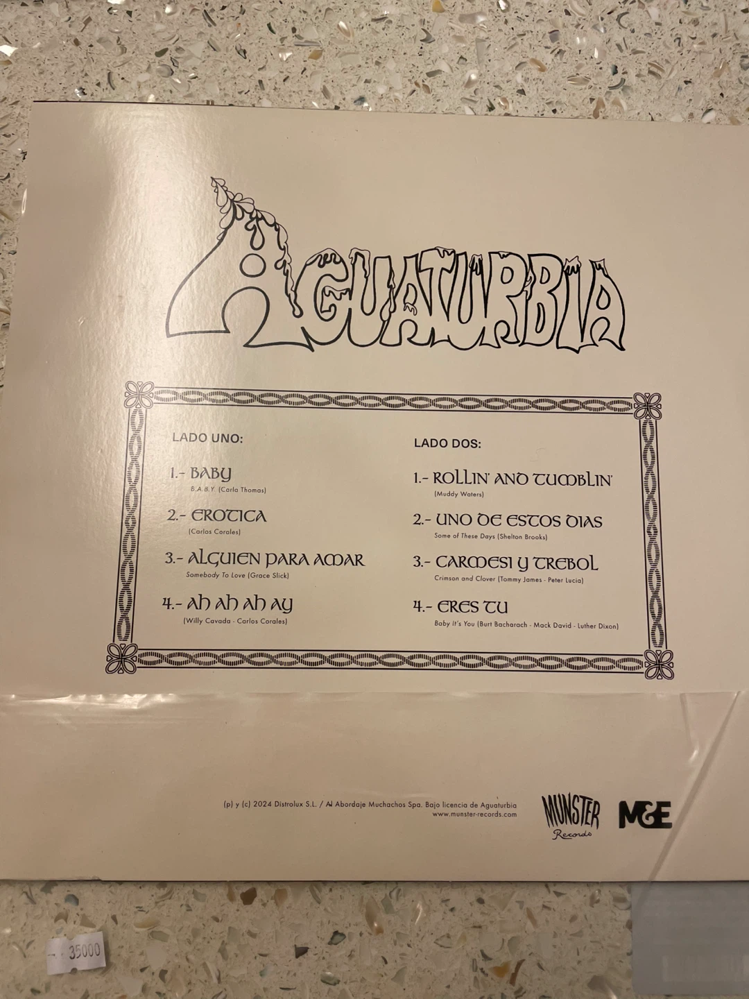Rare: signed vinyl Aguaturbia (70’s Latin Psychedelic Rock) - photo 4