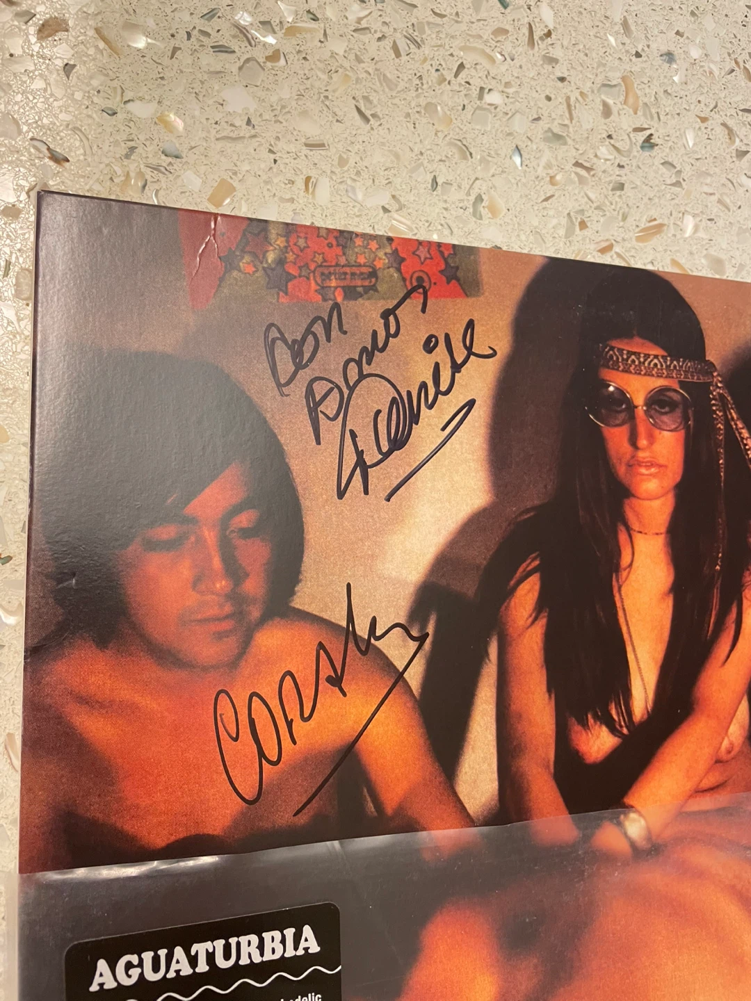 Rare: signed vinyl Aguaturbia (70’s Latin Psychedelic Rock) - photo 2