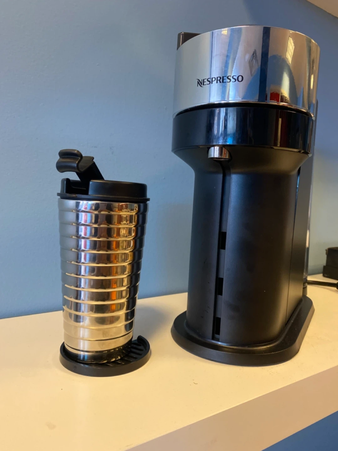 Nespresso VertuoPlus Coffee Machine with Travel Mug