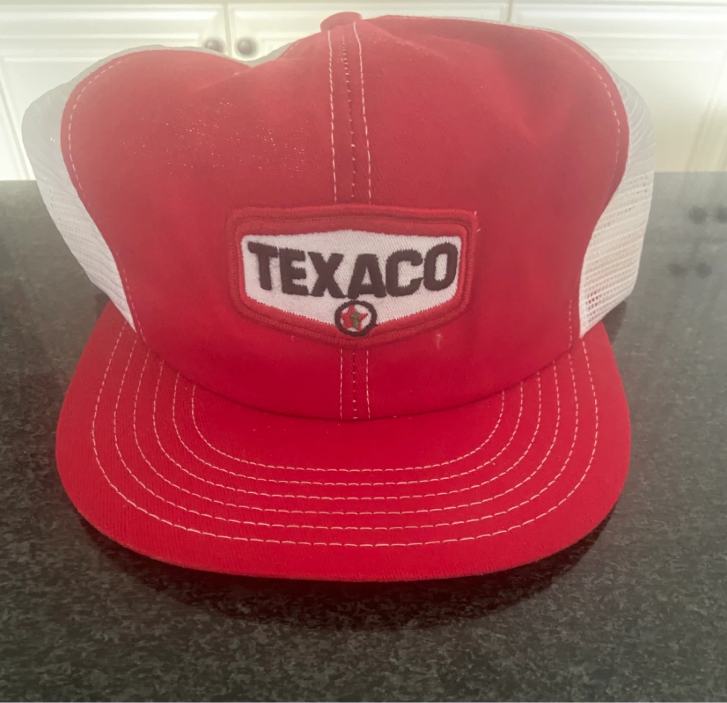 Texaco Red & White Trucker Hat