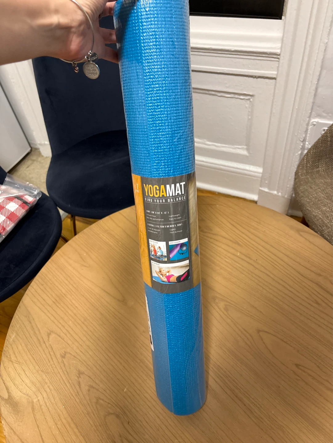 Brand new, Blue Yoga Mat - photo 3