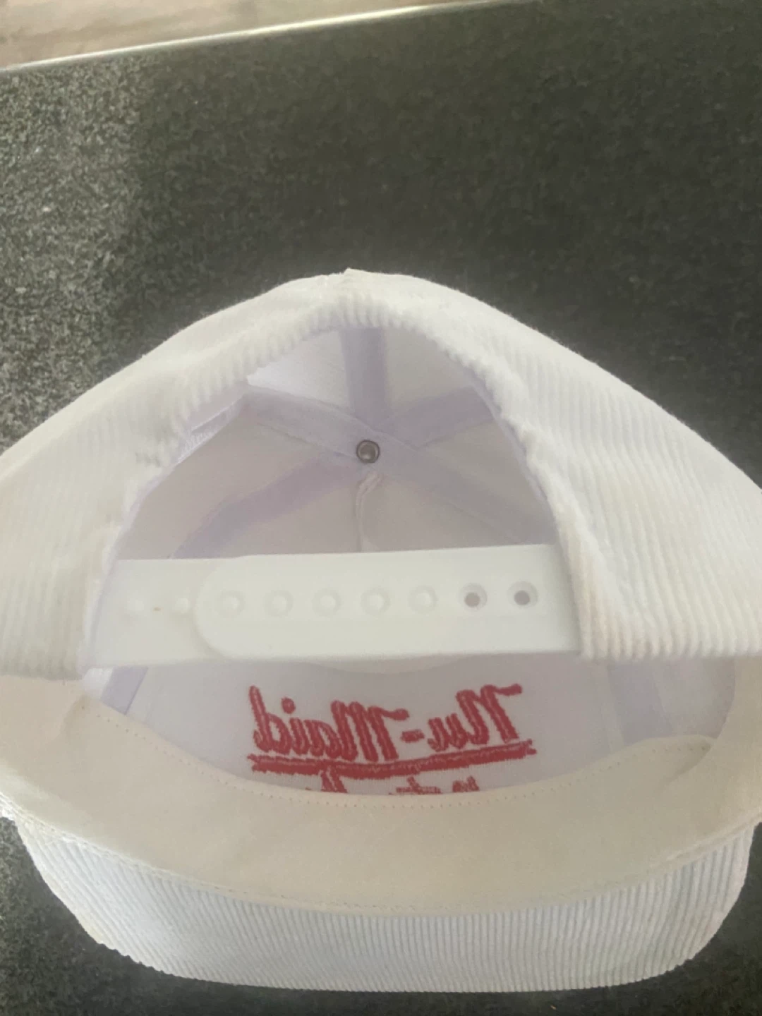 White Nu-Maid "naturally" Corduroy Hat - photo 4