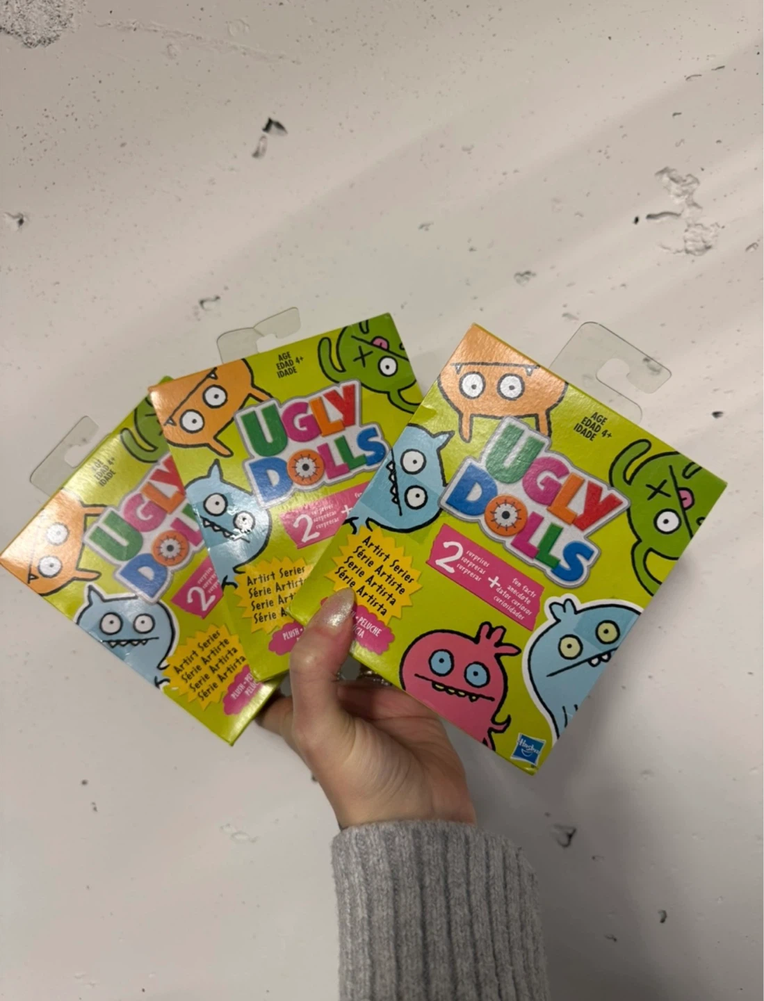 ⚽️Uglydolls Artist Series Surprise Mystery Packs x3