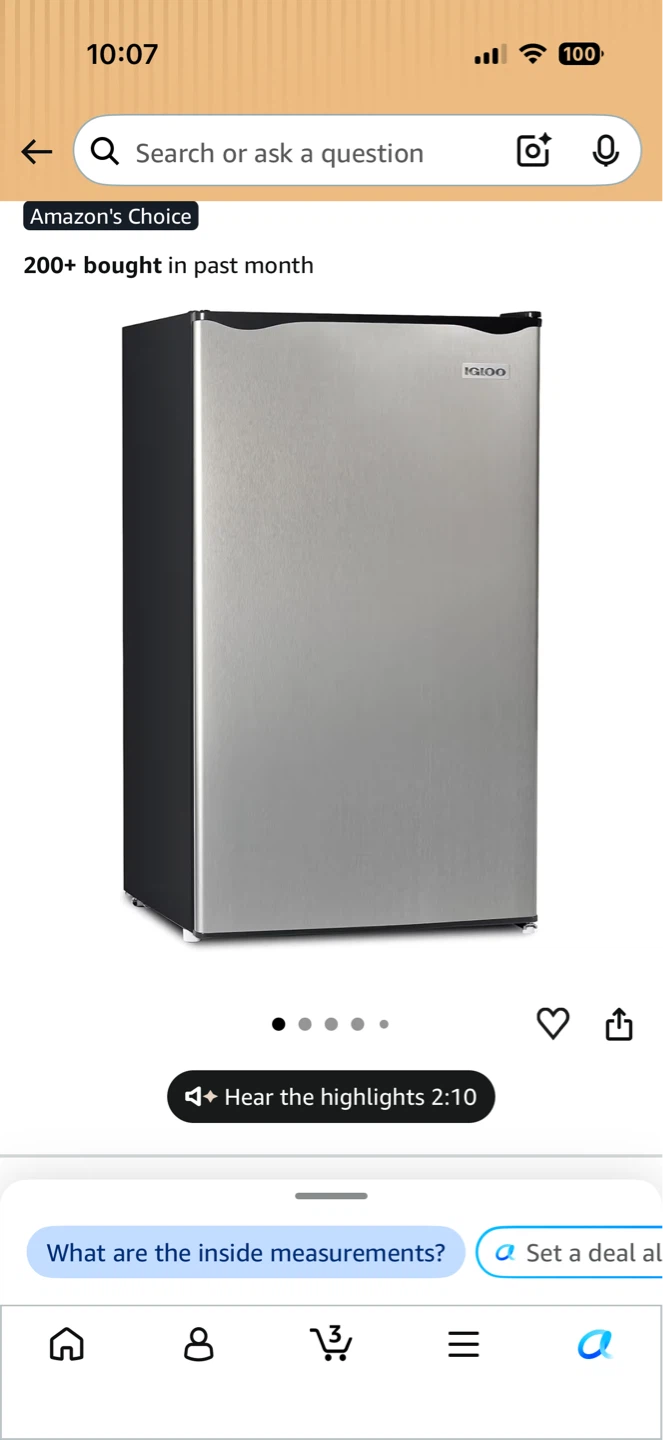 Igloo Compact Refrigerator