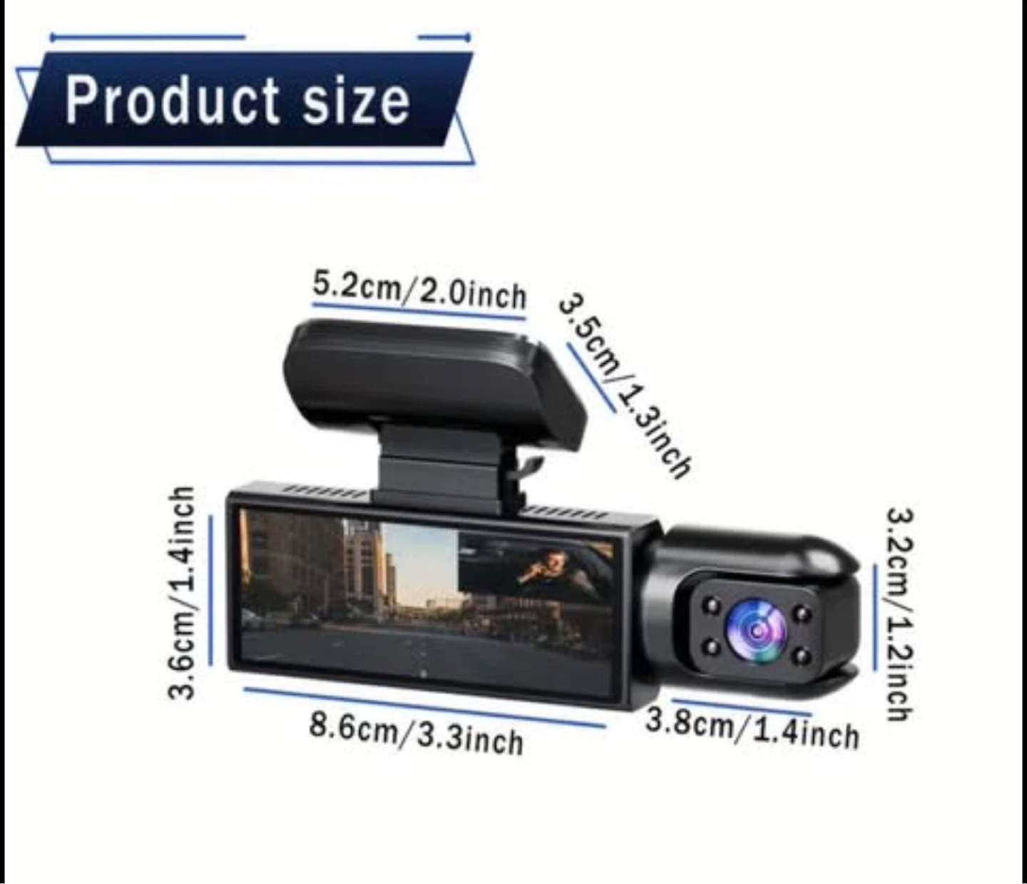 New 1080P Dual Dash Cam / Car Camera - photo 2