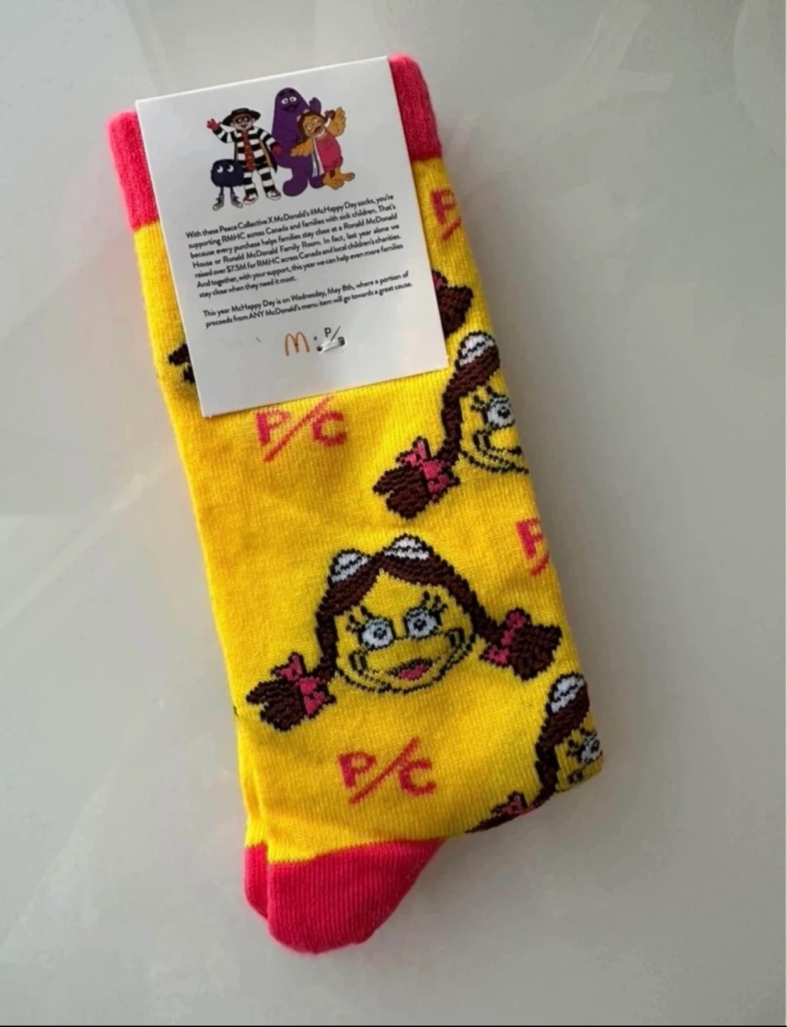 ⚽️Peace Collective x McDonald's McHappy Day Socks