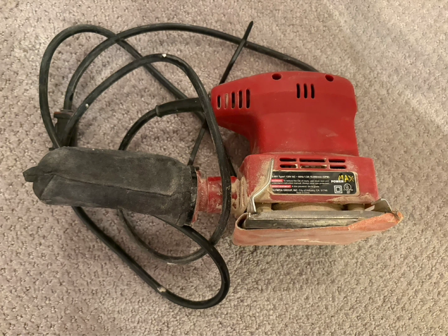 MAX Power Orbital Sander