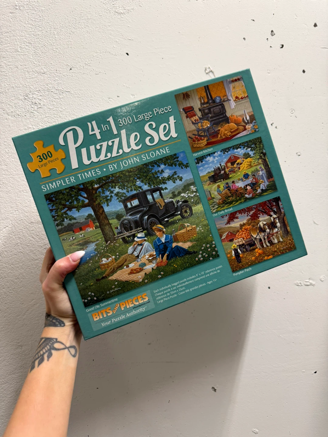 ⚽️Bits and Pieces 4-in-1 Simpler Times Puzzles