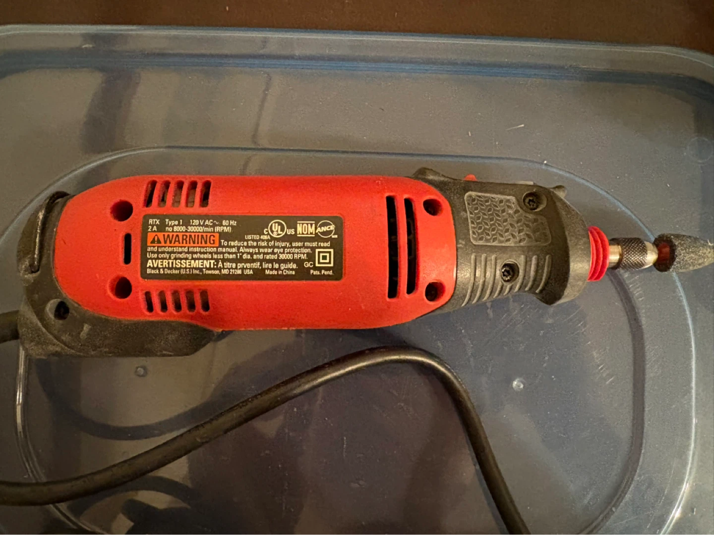 Black & Decker RTX Rotary Tool with Accessories