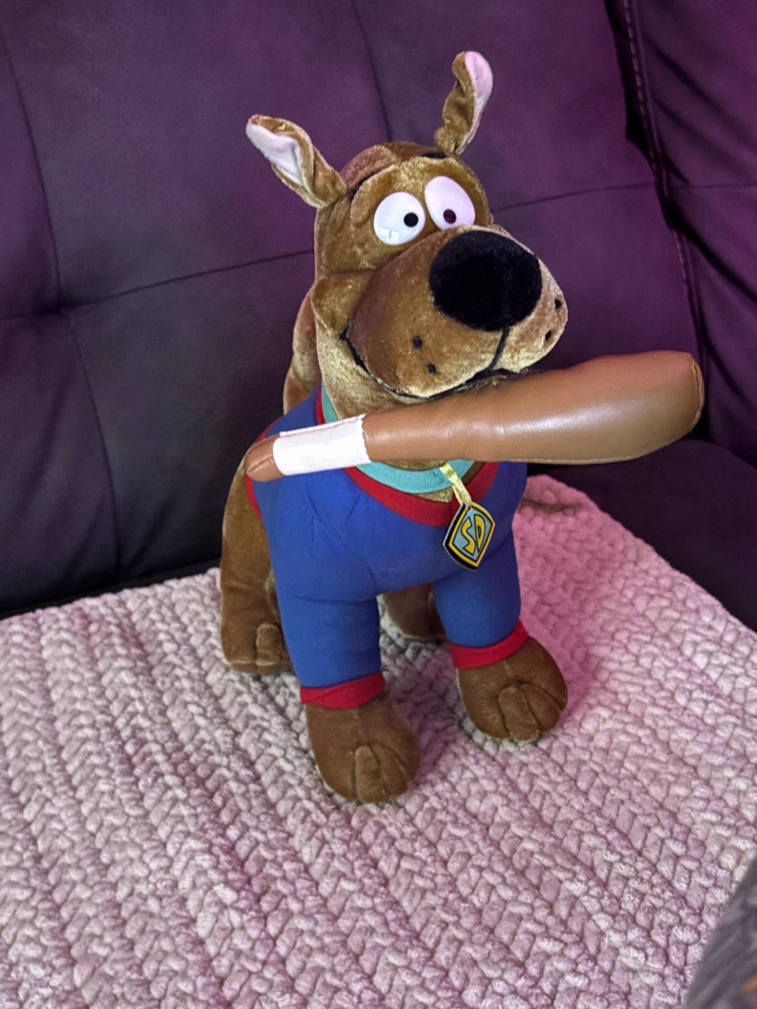 Retro Scooby-Doo Baseball Plush Toy - Ganz