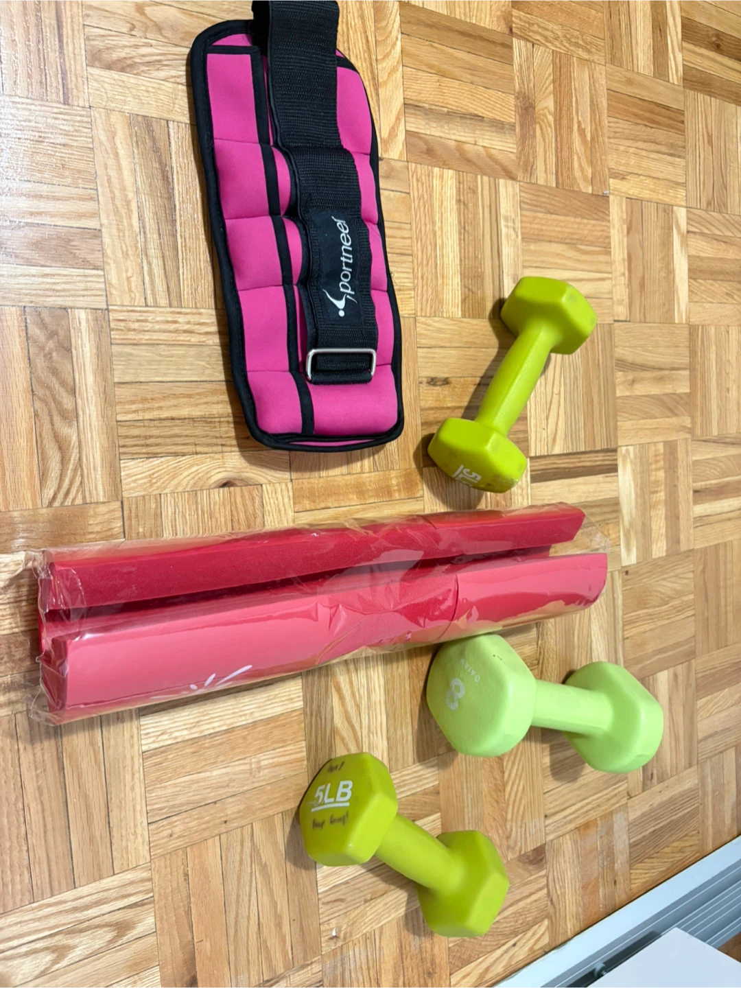 Gym Wrist Weights & Dumbbells Set - photo 2