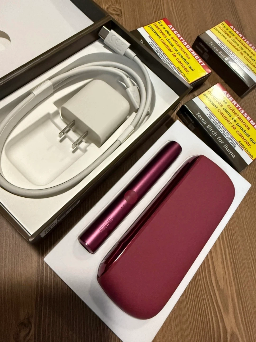 Iluma (Sunset Red) - Full Box + 3 Packs of Terea Birch