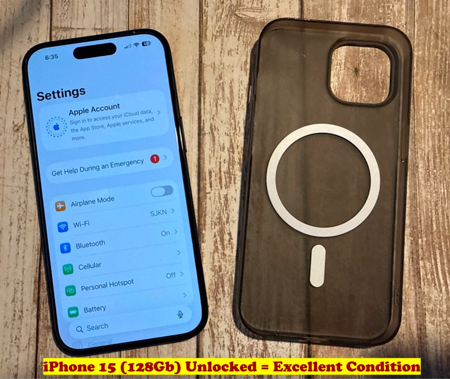 iPhone 15 (128Gb) Unlocked = Excellent Condition