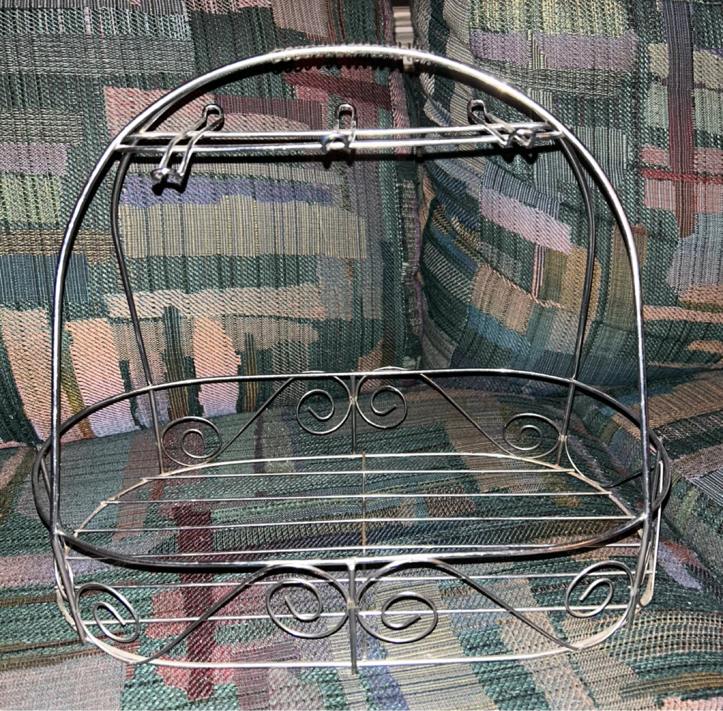 Metal Wire Hanging Shelf Basket for Jewelry ⚽️