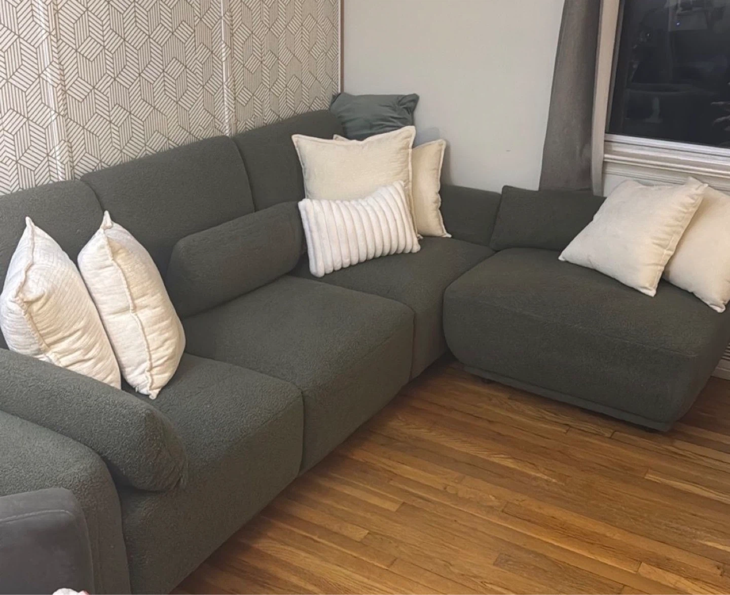 Modular Sectional Sofa  Couch with Ottoman - photo 5