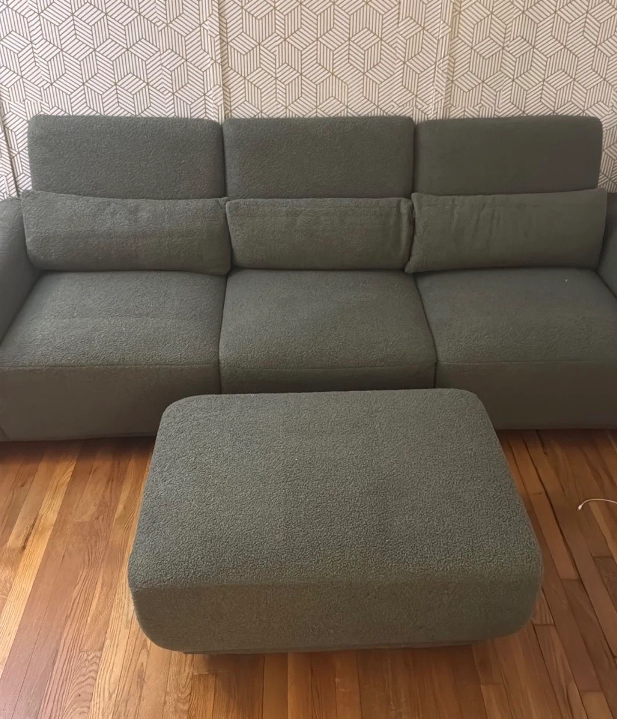 Modular Sectional Sofa  Couch with Ottoman