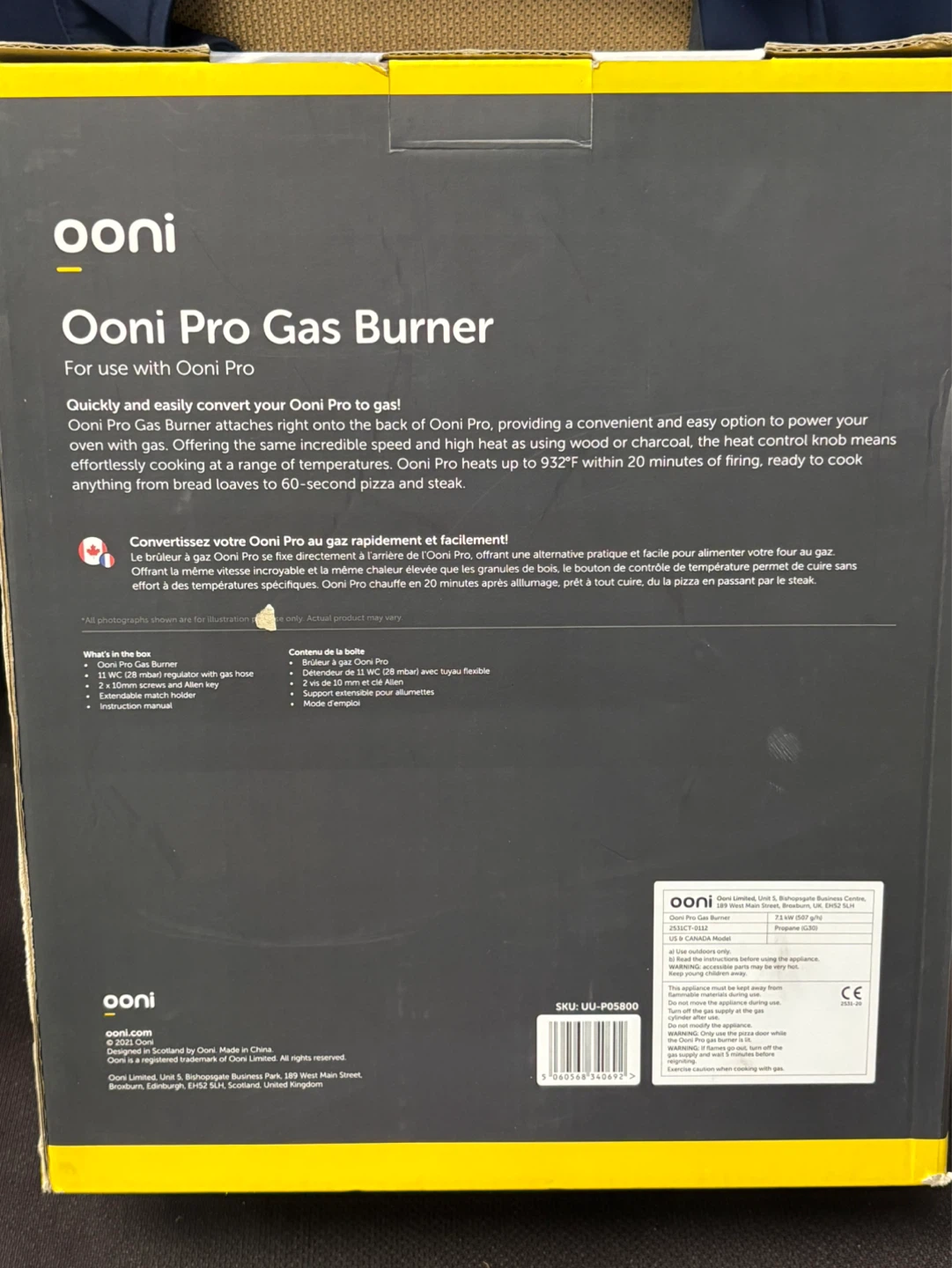 Ooni Pro Gas Burner - photo 2