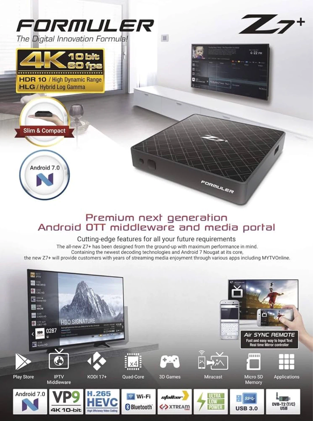 Formuler Z7+ 4K Android TV Box