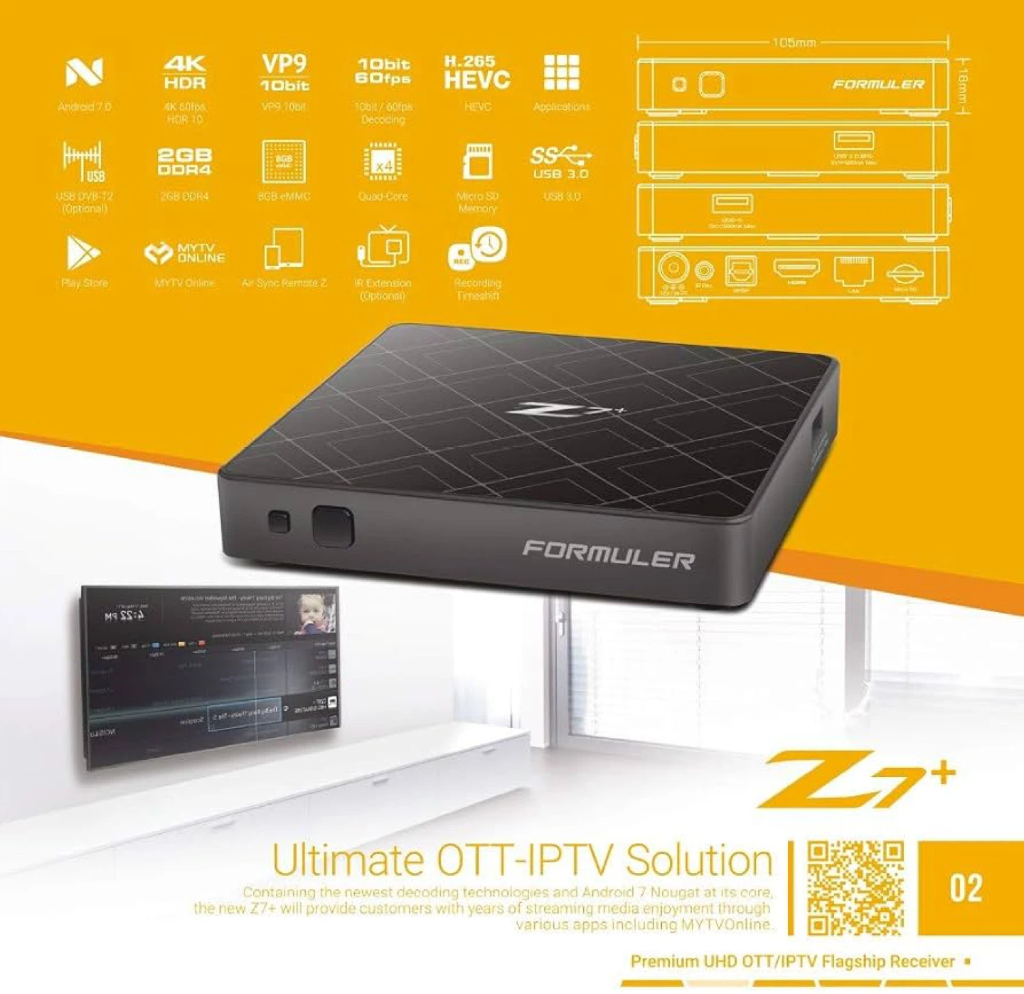 Formuler Z7+ 4K Android TV Box - photo 3