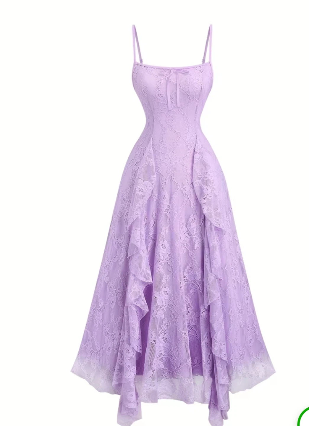 Lilac Lace Spaghetti Strap Dress⚽️