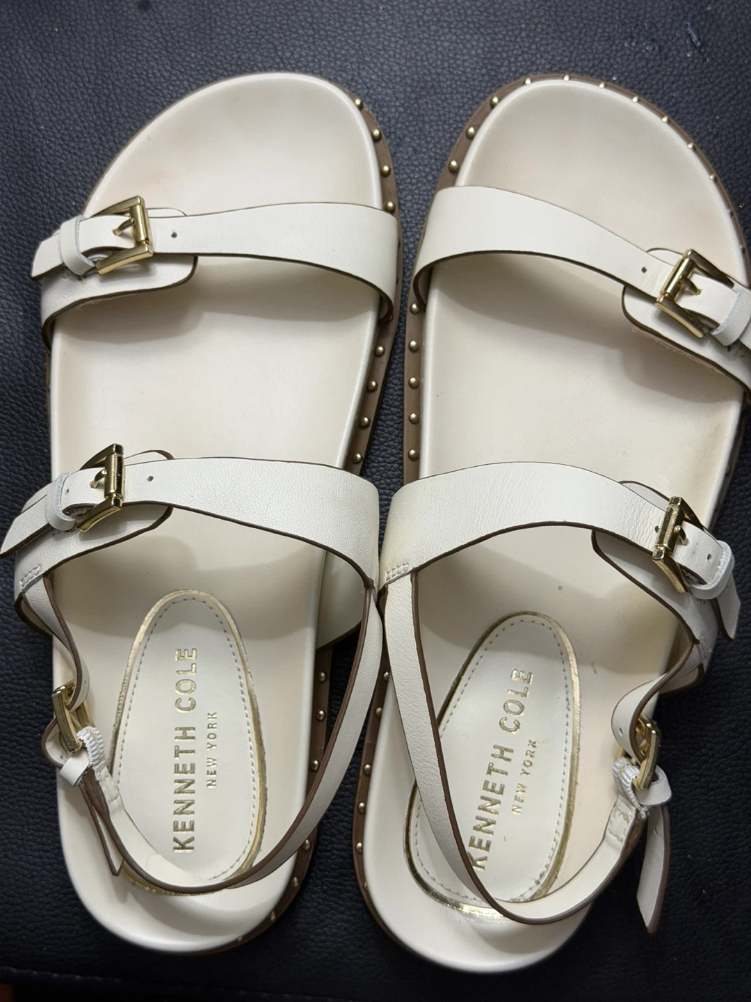 Kenneth Cole Drinity Leather Sandals