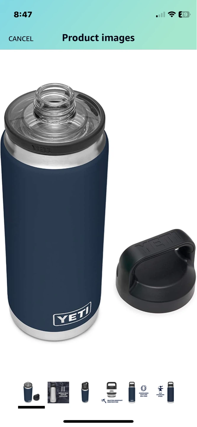 ⚽️Yeti Rambler 18 oz Bottle - photo 2