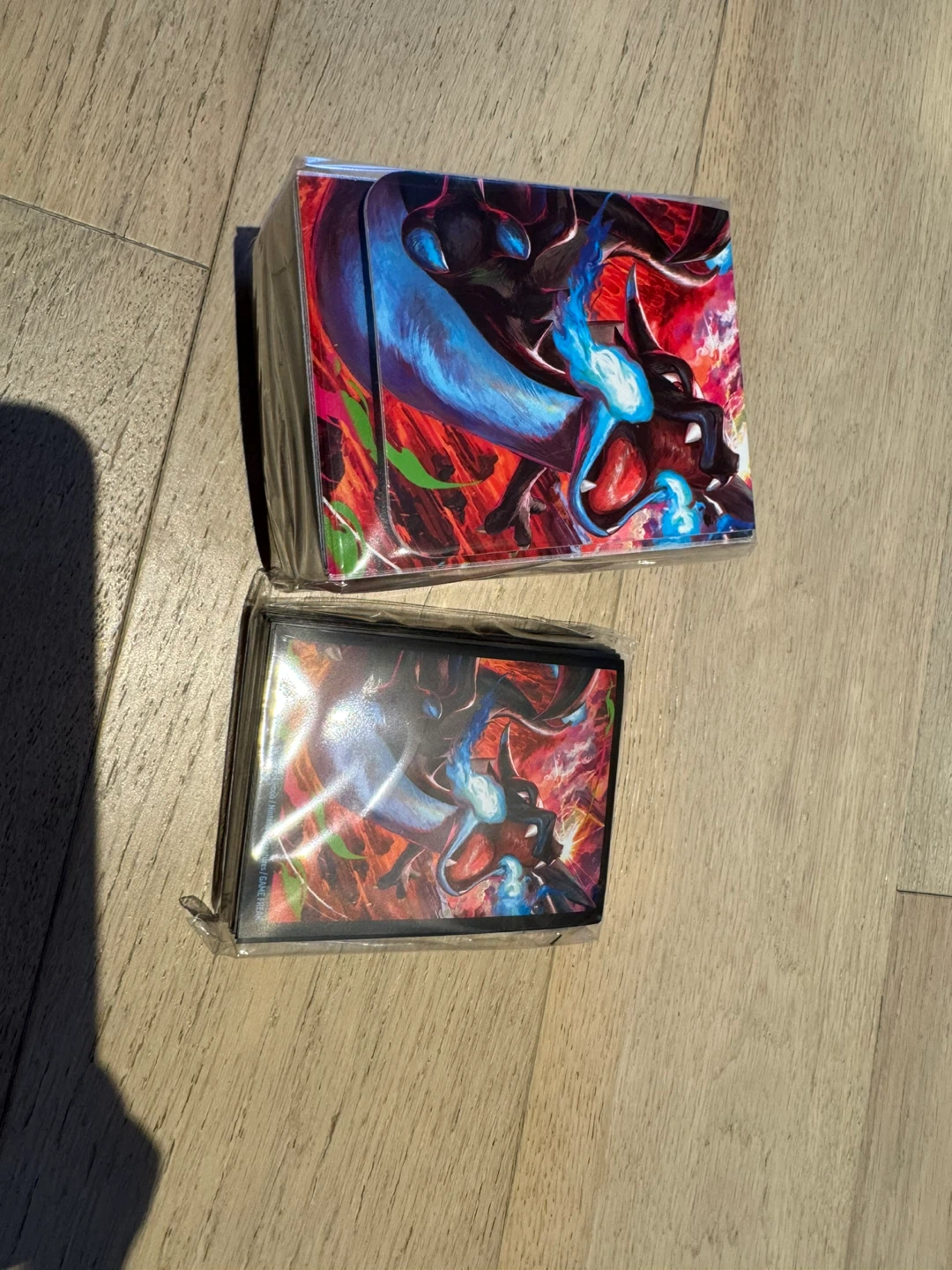 Mega Charizard Sleeves (65) and Deck Box