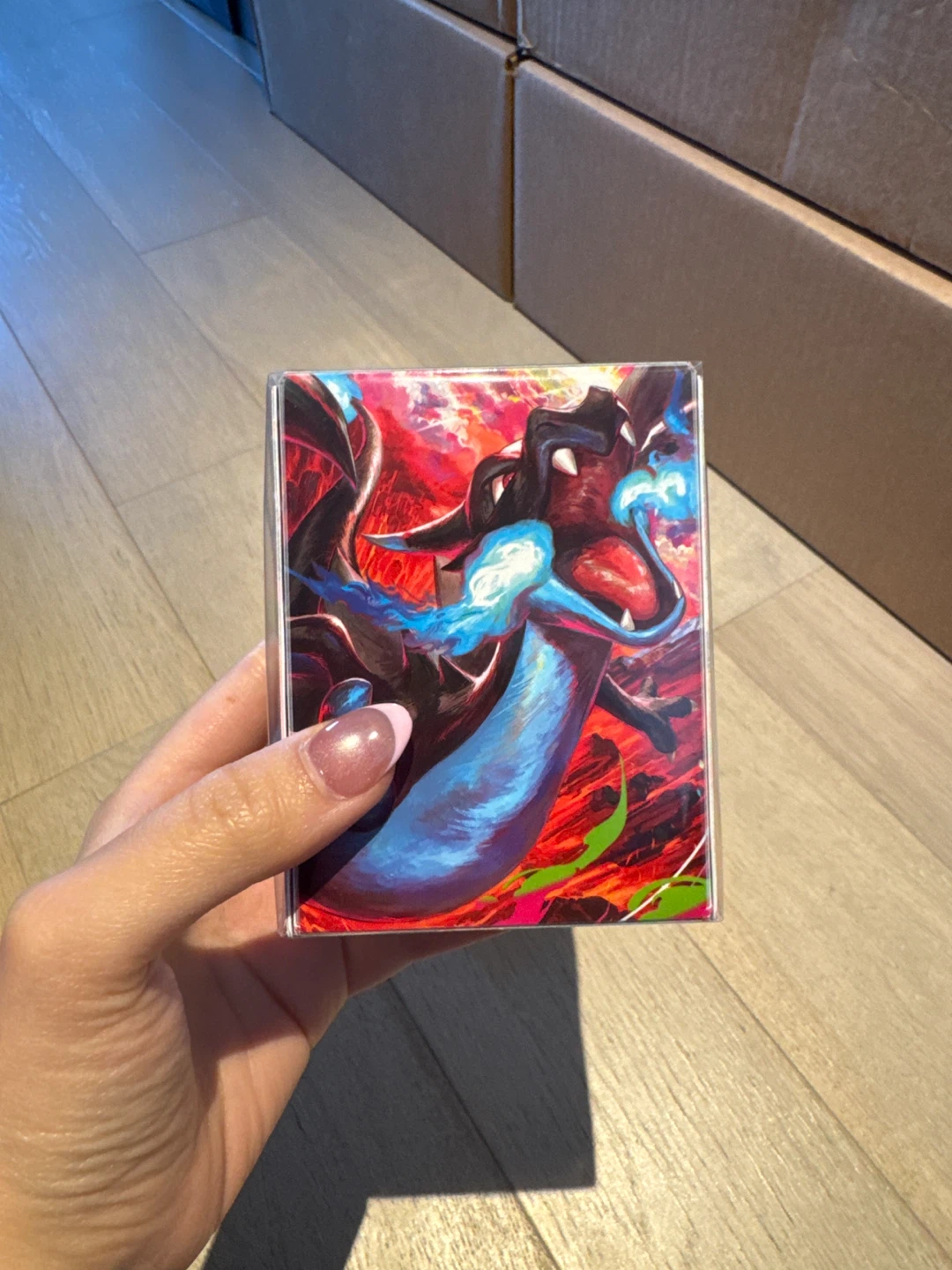 Mega Charizard Sleeves (65) and Deck Box - photo 2