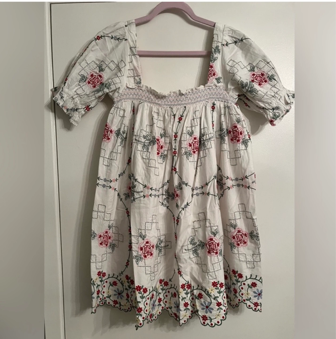 Damson Madder Embroidered Mini Dress ⚽ - photo 3