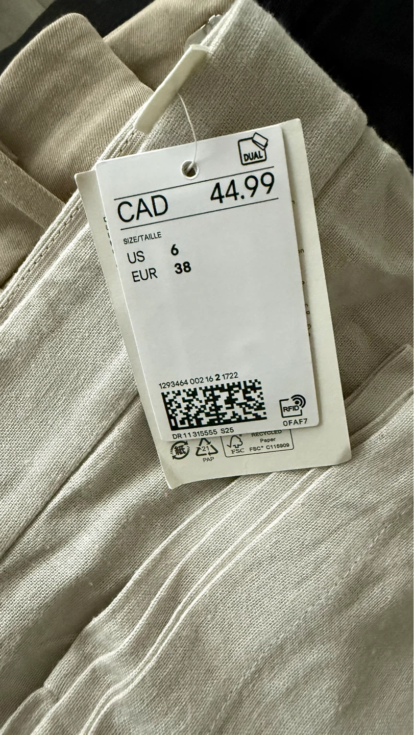 H&M linen pants, brand new with tags, size M (38). - photo 4